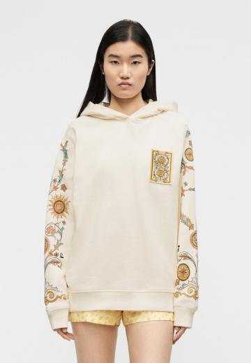 Пуловер с капюшоном