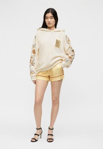 Пуловер с капюшоном