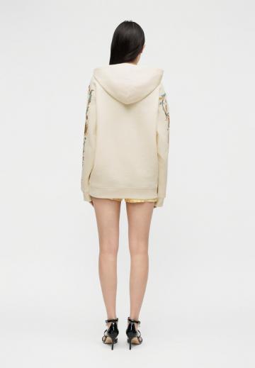 Пуловер с капюшоном