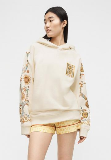 Пуловер с капюшоном