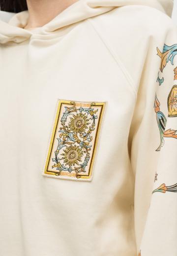 Пуловер с капюшоном