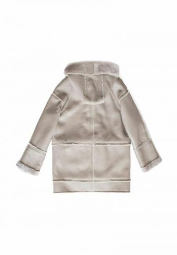 Пальто из искусственной кожи