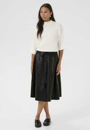 Кожаная юбка