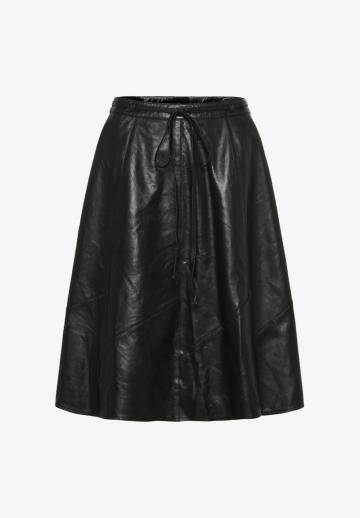 Кожаная юбка