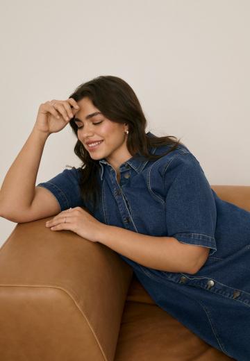 Джинсовое платье