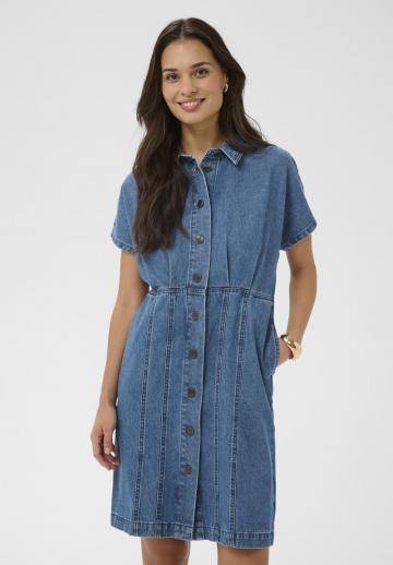 Джинсовое платье
