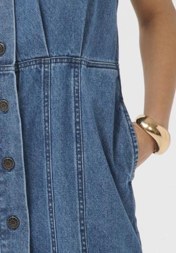 Джинсовое платье