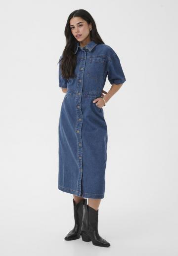 Джинсовое платье