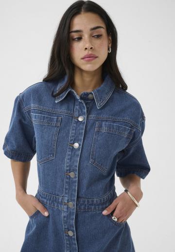 Джинсовое платье