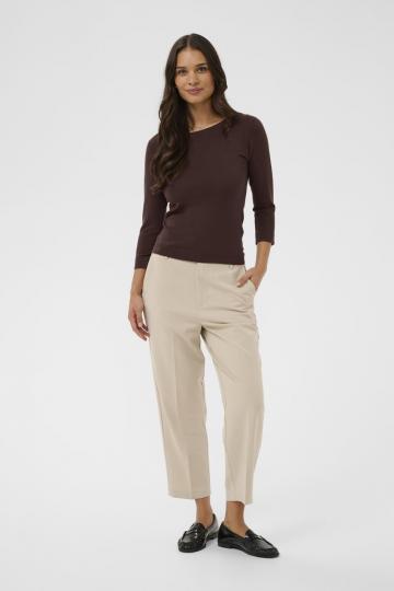 Пуловер с рукавом три четверти