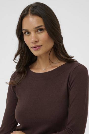 Пуловер с рукавом три четверти