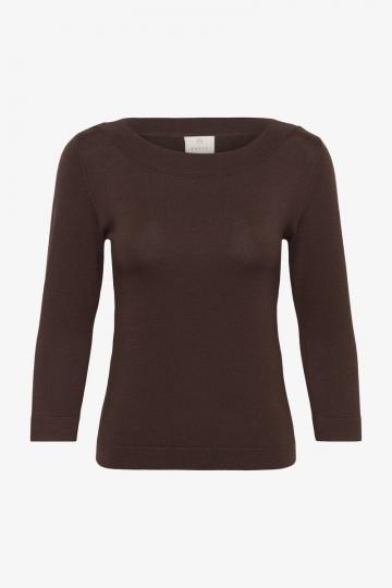 Пуловер с рукавом три четверти