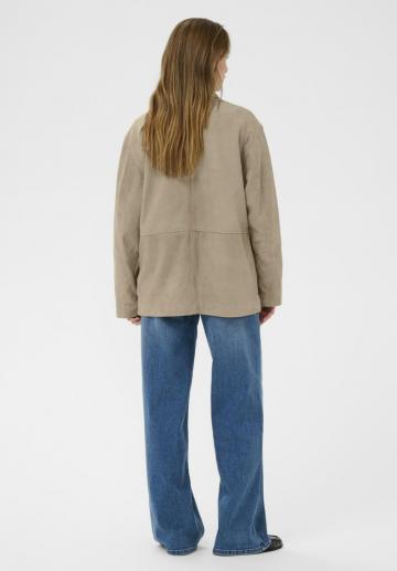 Кожаное пальто