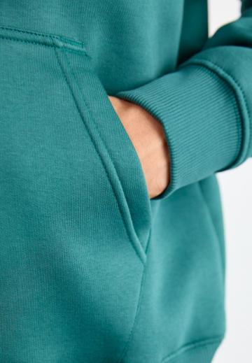 Пуловер с капюшоном