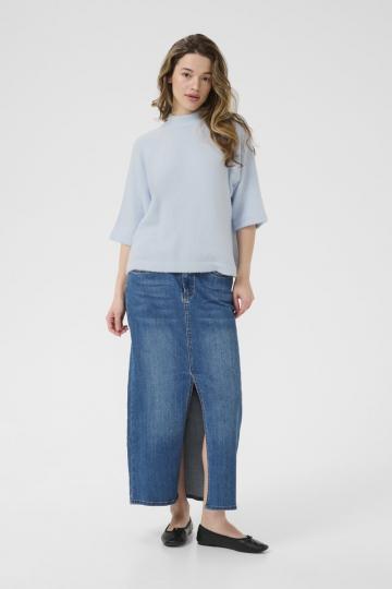 Пуловер с коротким рукавом