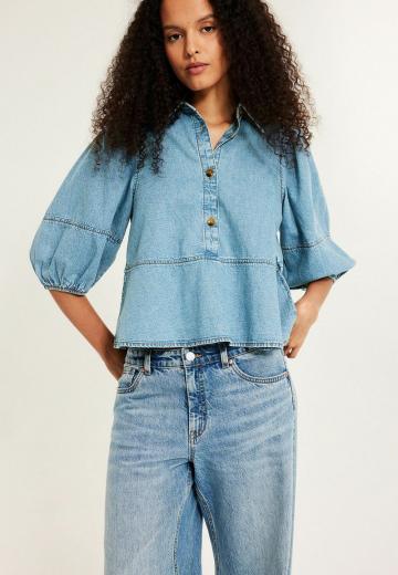 Джинсовая блузка