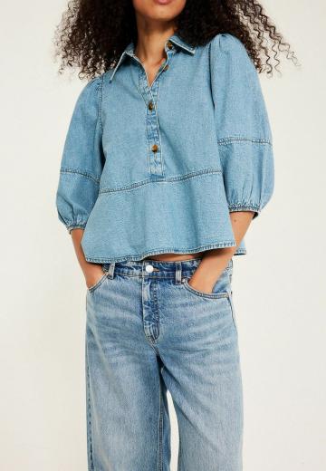 Джинсовая блузка