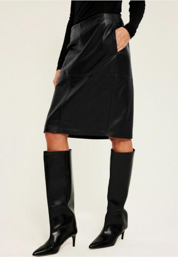 Кожаная юбка