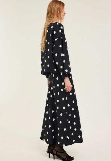 Атласная блузка