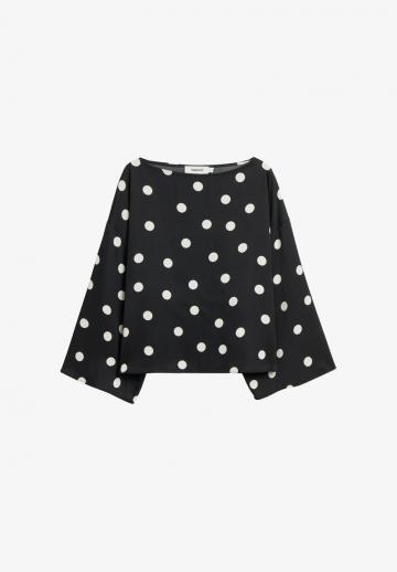 Атласная блузка