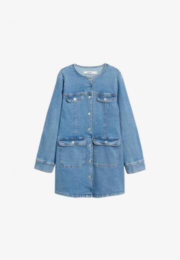 Джинсовый комбинезон