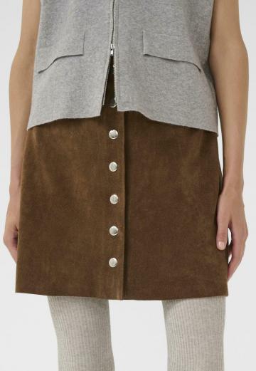 Кожаная юбка