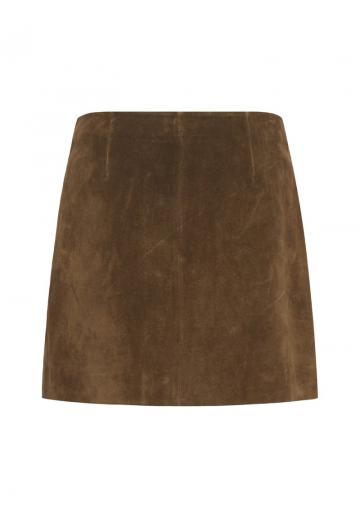 Кожаная юбка