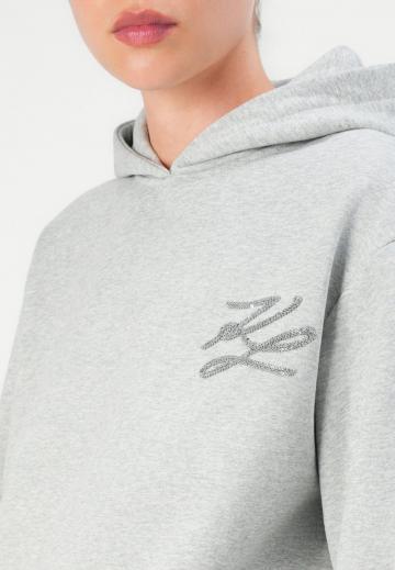 Пуловер с капюшоном