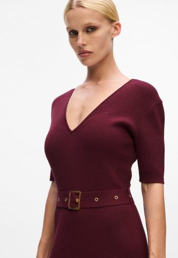 Вязаное платье