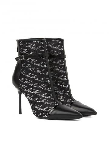 Полусапожки на высоком каблуке