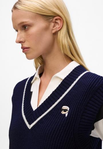 Пуловер с коротким рукавом