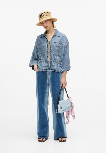 Джинсовая жилетка