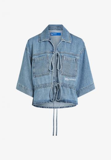 Джинсовая жилетка