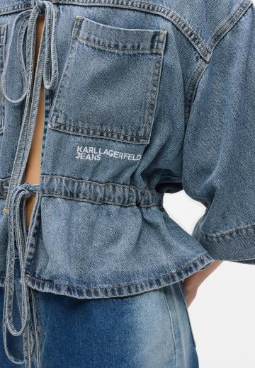 Джинсовая жилетка