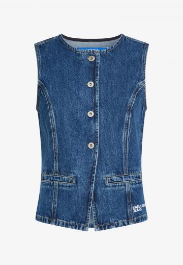 Джинсовая жилетка