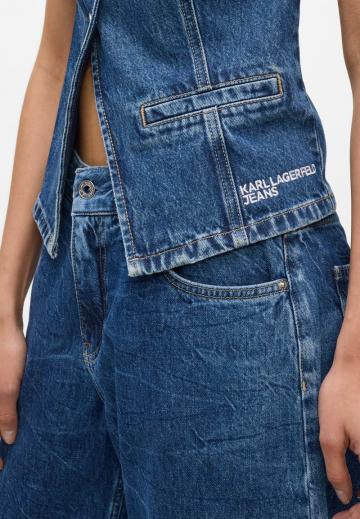 Джинсовая жилетка