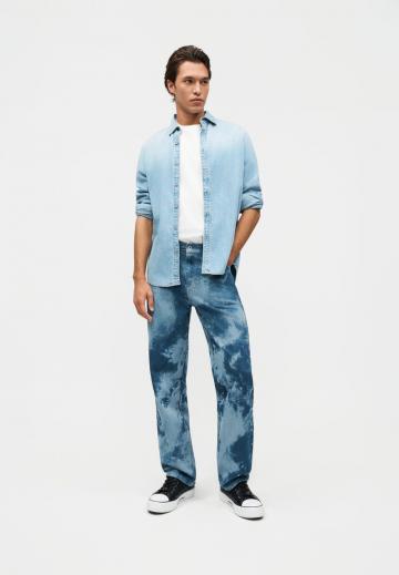 Прямые джинсы