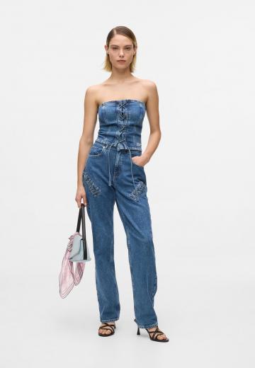 Прямые джинсы