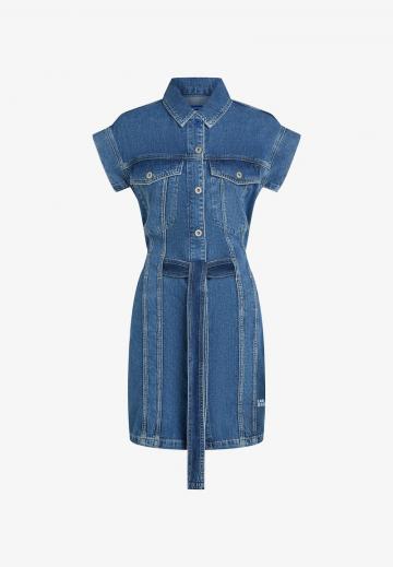 Джинсовое платье