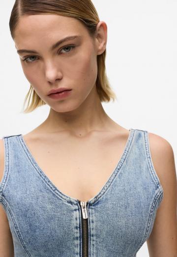 Джинсовое платье