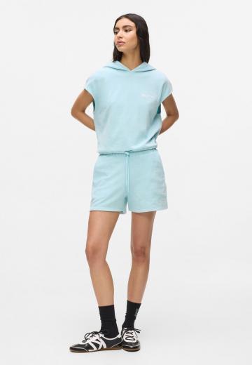 Пуловер с капюшоном