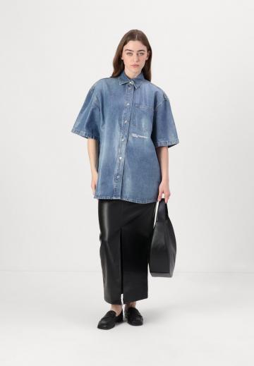 Джинсовая блузка