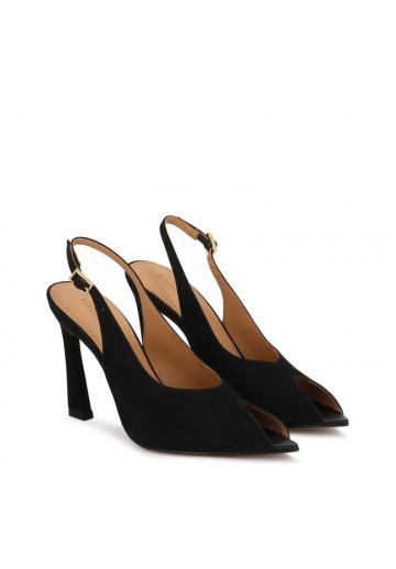 Туфли с открытым носом