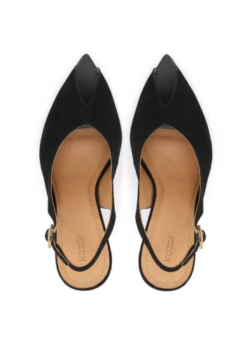 Туфли с открытым носом