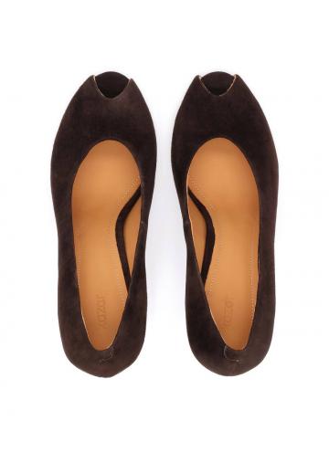 Туфли с открытым носом