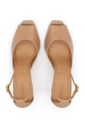 Туфли с открытым носом