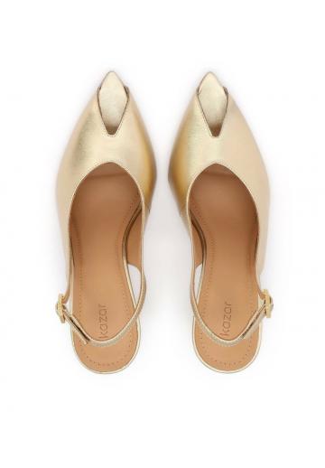 Туфли с открытым носом