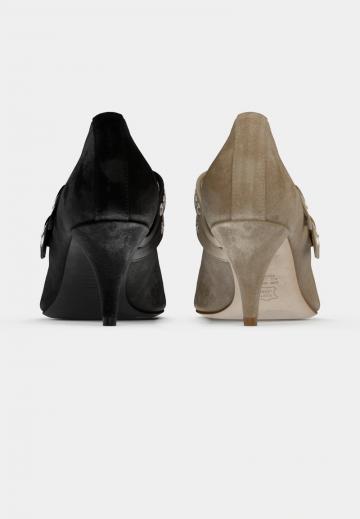 Туфли с открытым носом