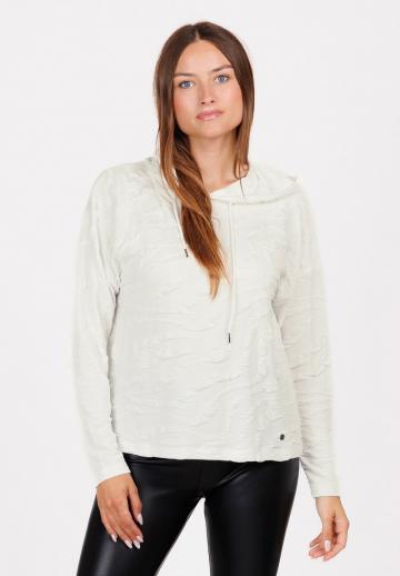 Пуловер с капюшоном