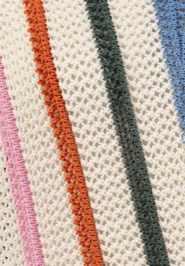 Пуловер в полоску